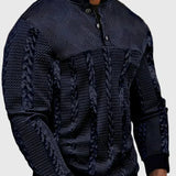 Dawson - Pulover Henley cu mâneci lungi și dungi
