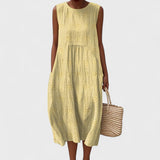 Aikaterini – Rochie Casual Chic cu Buzunare