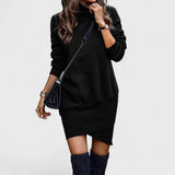Nicolas - Rochie casual cu mâneci lungi
