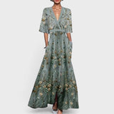 Océane - Rochie maxi florală elegantă