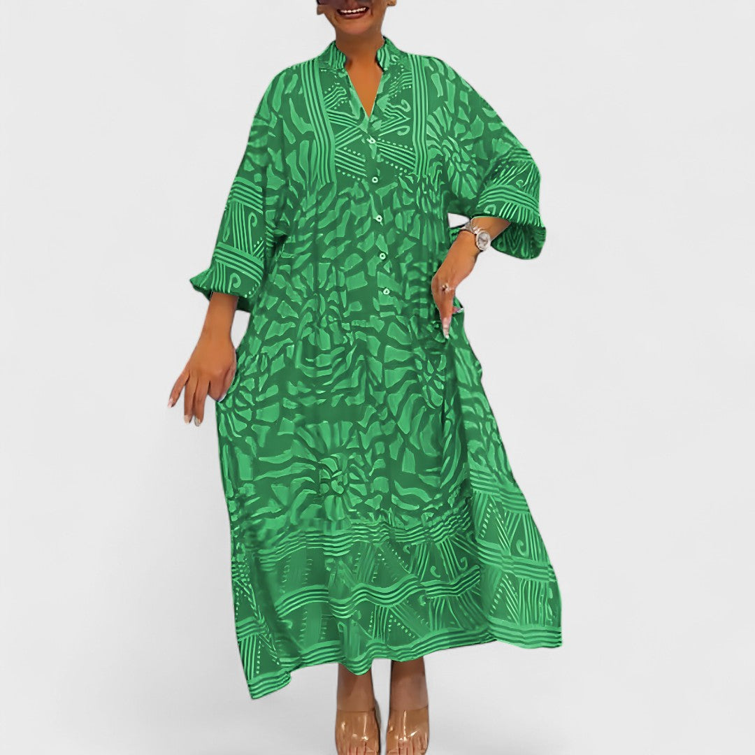 Ava – Rochie cu imprimeu artistic