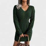 Purezza - Rochie din tricot caldă și rafinată