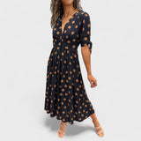 Monique - Rochie Elegantă cu Puncte