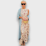Elveria – Rochie maxi cu cardigan
