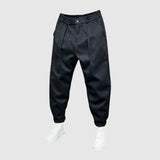 Jiří | Pantaloni eleganți cu motiv cu buline