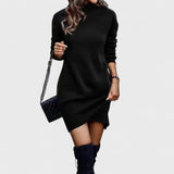 Nicolas - Rochie casual cu mâneci lungi
