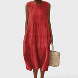Aikaterini – Rochie Casual Chic cu Buzunare