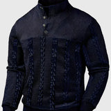Dawson - Pulover Henley cu mâneci lungi și dungi