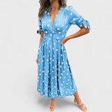 Monique - Rochie Elegantă cu Puncte