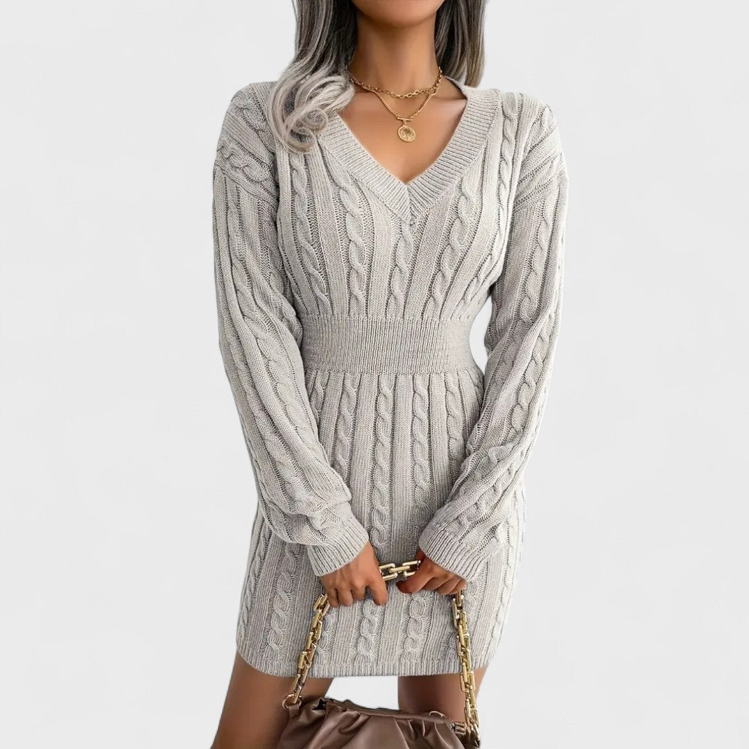 Purezza - Rochie din tricot caldă și rafinată
