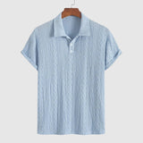 Milano | Polo din tricot fin cu design texturat