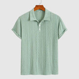 Milano | Polo din tricot fin cu design texturat