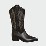 Botine cowboy din piele
