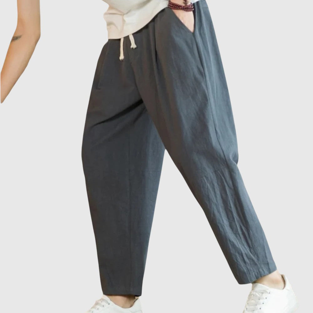 Ctirad | Pantaloni din bumbac Roma
