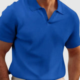 René | Tricou cu dungi și decolteu în V