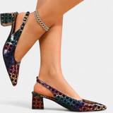 Aune™ | Pantofi cu toc geometric