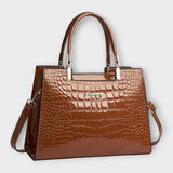 Helena™ | Geantă cu model de crocodil