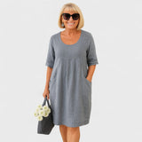Marley - Rochie din in pentru fiecare zi