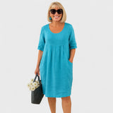 Marley - Rochie din in pentru fiecare zi