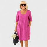 Marley - Rochie din in pentru fiecare zi