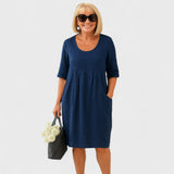 Marley - Rochie din in pentru fiecare zi