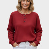 Michaela – Pulover elegant pentru femei cu nasturi