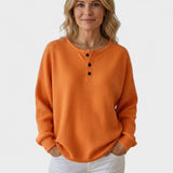 Michaela – Pulover elegant pentru femei cu nasturi