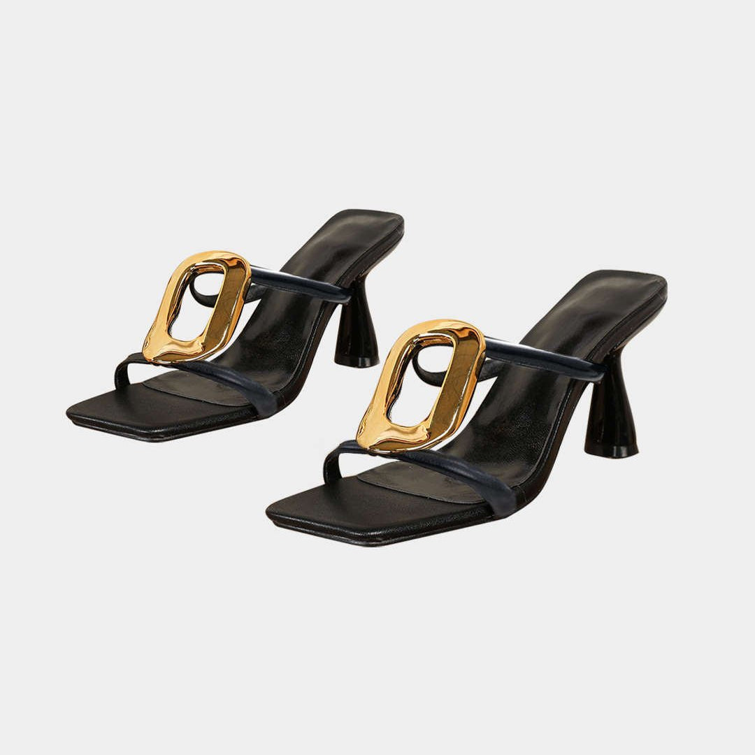 Kaisa™ | Pantofi cu toc metalici