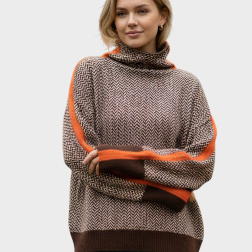 Leena™ Pulover cu guler înalt