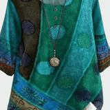 Tricou moale cu motiv artistic
