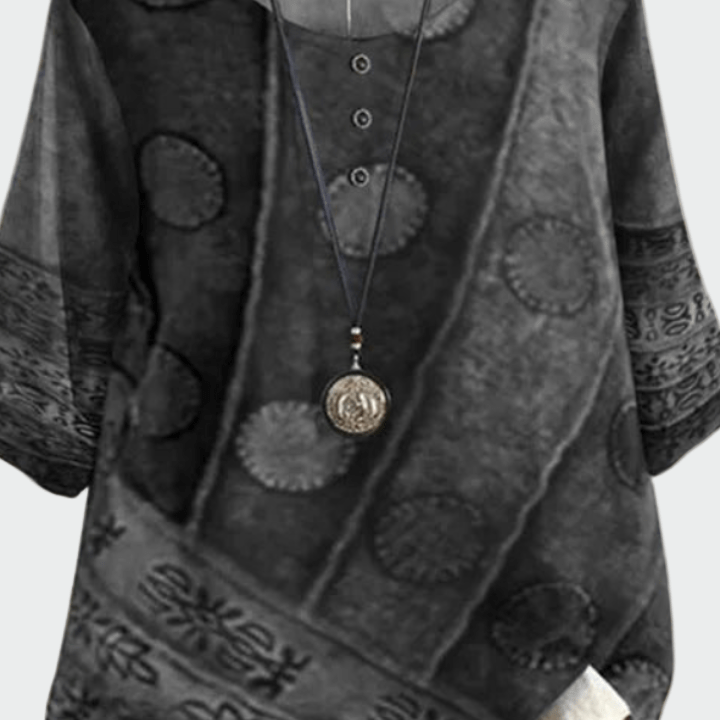 Tricou moale cu motiv artistic