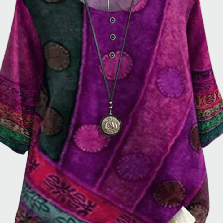 Tricou moale cu motiv artistic