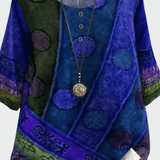 Tricou moale cu motiv artistic