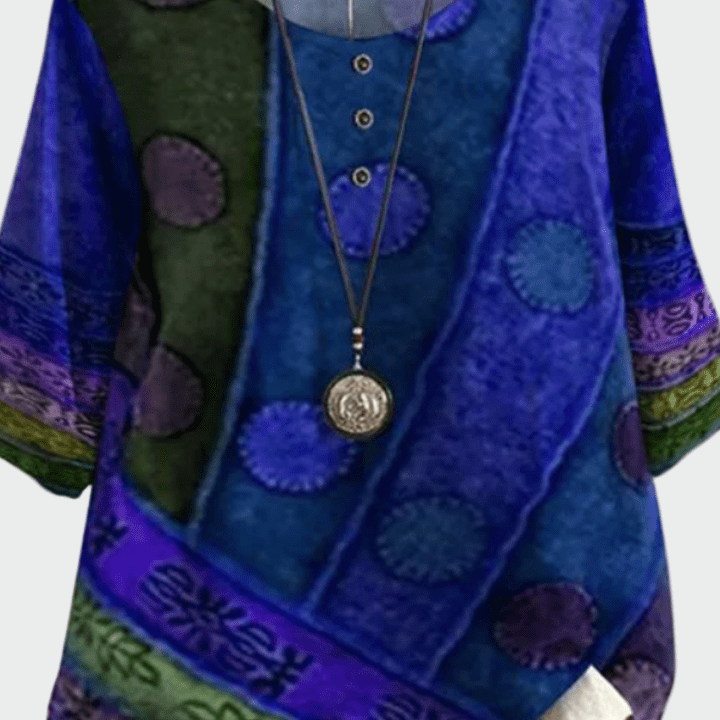 Tricou moale cu motiv artistic