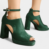 Nanna™ | Pantofi cu toc colorati