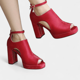 Nanna™ | Pantofi cu toc colorati