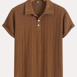 Milano | Polo din tricot fin cu design texturat