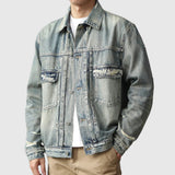 Lukáš - Jachetă din denim pentru bărbați