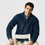 Mikuláš - Jachetă din denim pentru bărbați