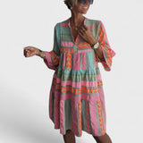 Juliane - Rochie boho cu volane