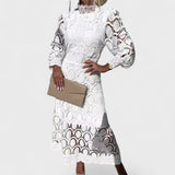 Élise - Rochie din dantelă strălucitoare și feminină