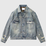 Lukáš - Jachetă din denim pentru bărbați