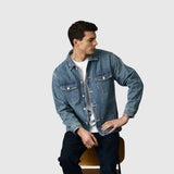 Jachetă din denim pentru bărbați