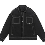Kristián - Jachetă din denim pentru bărbați