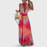 Riviera – Rochie halter strălucitoare pentru vară