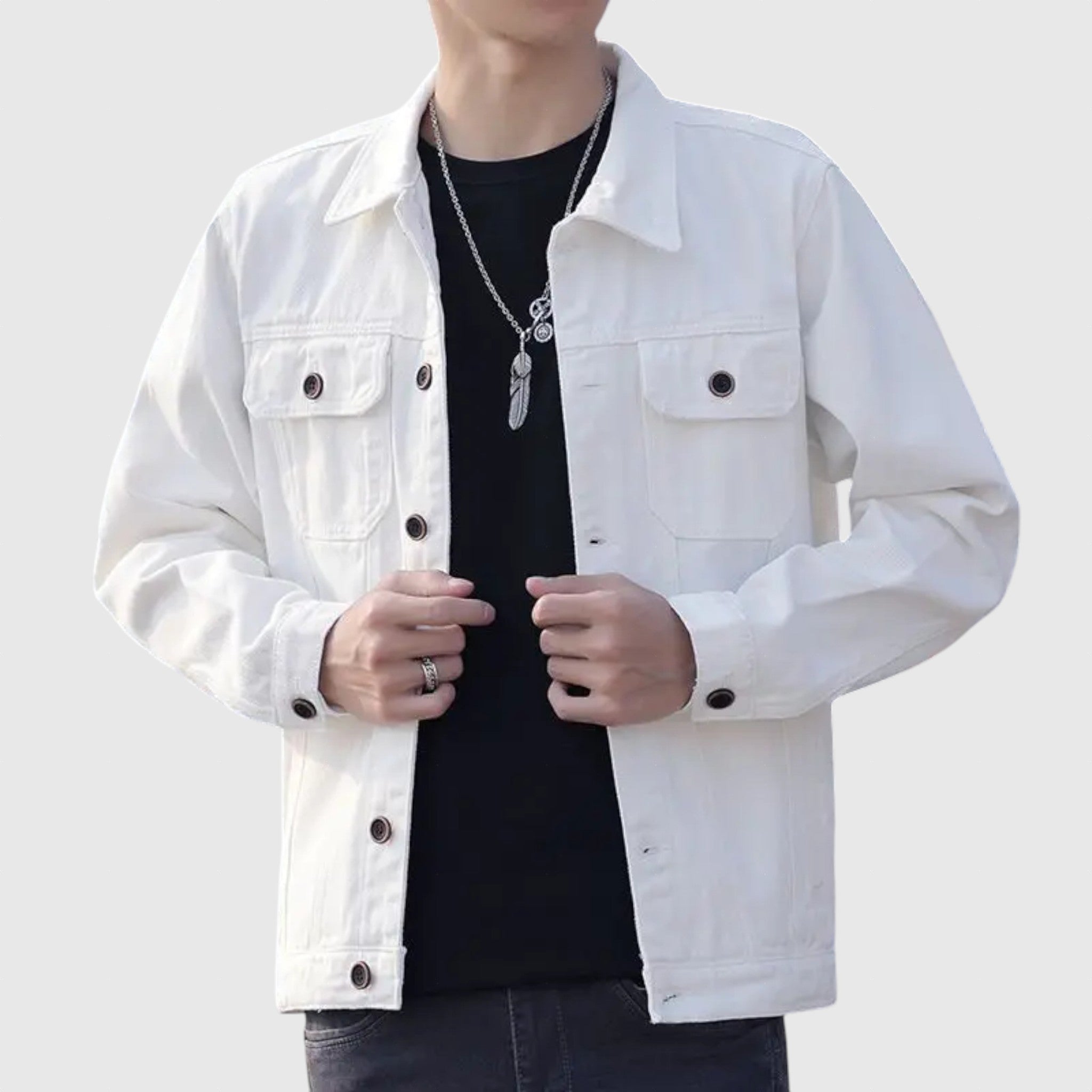 Tichomir - Jachetă din denim pentru bărbați