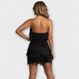 Layla - Rochie Mini de Petrecere și Prom cu Temă de Club