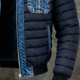 Pavel - Jachetă hibridă din denim căptușită