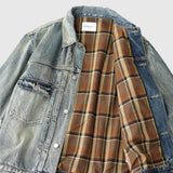 Lukáš - Jachetă din denim pentru bărbați