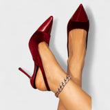 Thilda™ | Stiletto din catifea